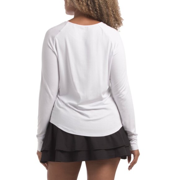 SWING CONTROL White Breathable Long Sleeve Top - Picture 2 of 2